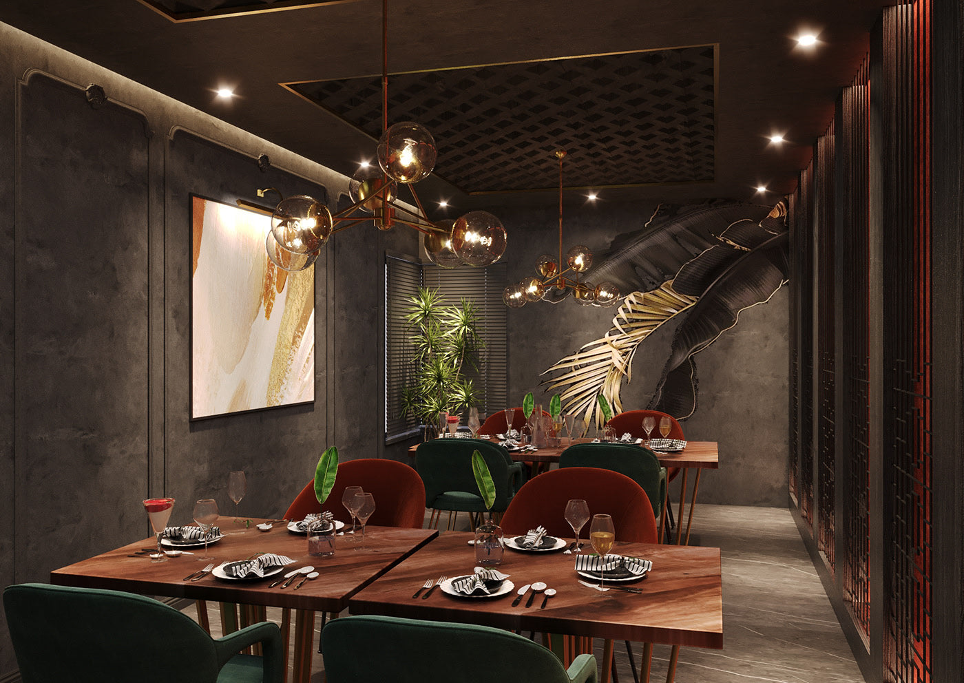 FINE DINE RESTURANTE Interior Design & Decorations Services in Dubai