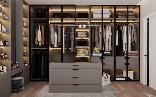 CLOTHES ROOMS MEN DRESSING Interior Design & Decorations Services in Dubai