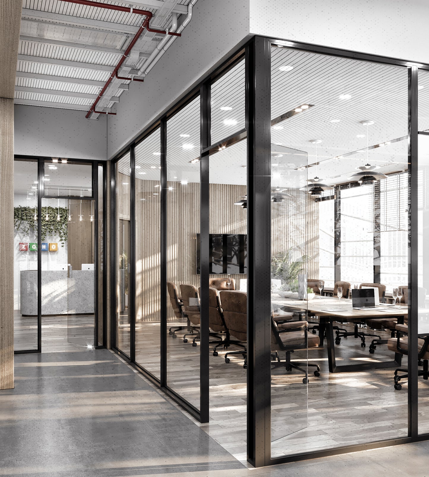 OFFICE WORK AREA Interior Design & Decorations Services in Dubai