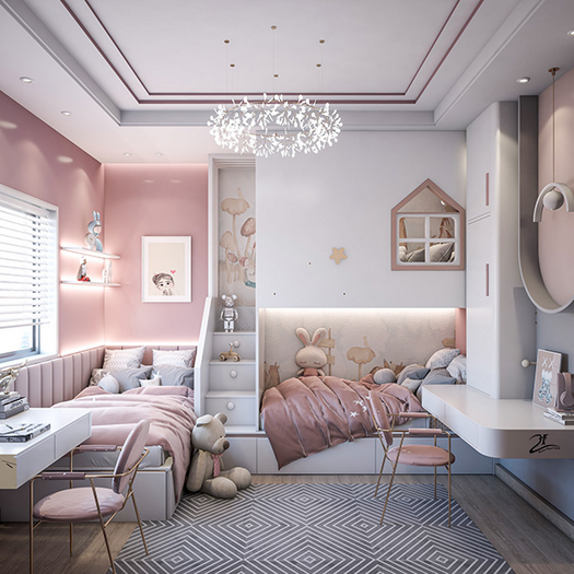 GIRLS KIDS ROOMS Interior Design & Decorations Services in Dubai