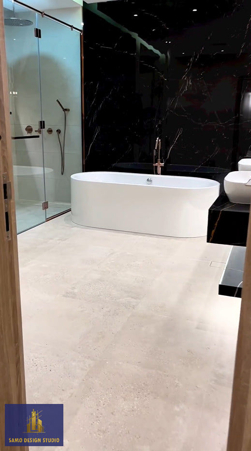 Nero Quartz Marble Bathroom Material