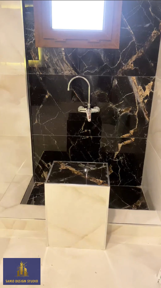 Saint Laurent Marble Bathroom Material