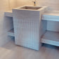 White Wood Vanities Bathroom Material