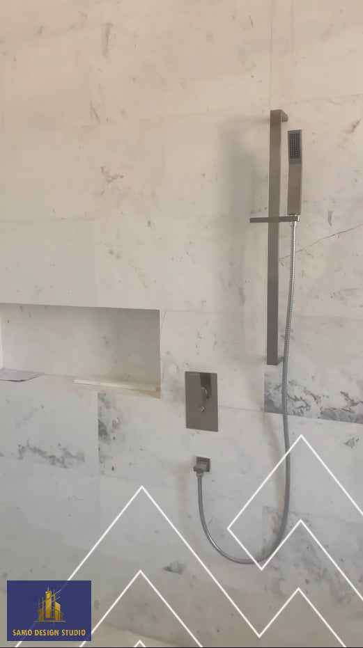 Ariston White Marble Bathroom Material