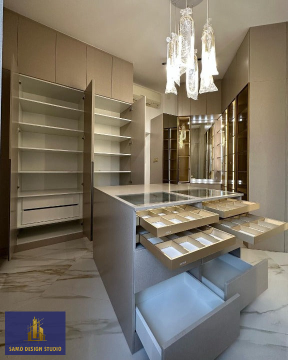 Wardrobes with Glass Doors B